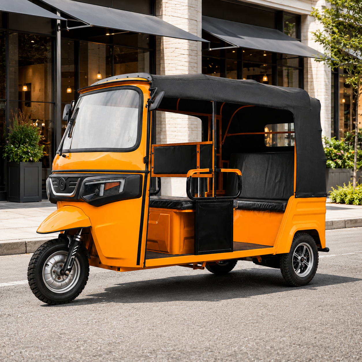 Electric tricycle factory workshop